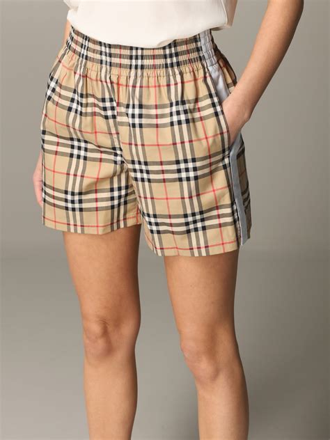 burberry womens shorts
